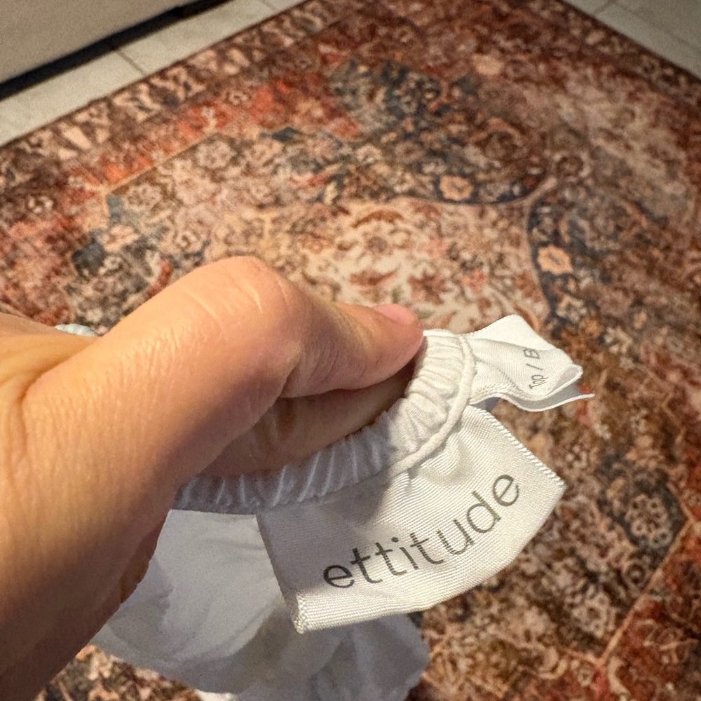 Ettitude Full White Bamboo Fitted Sheet